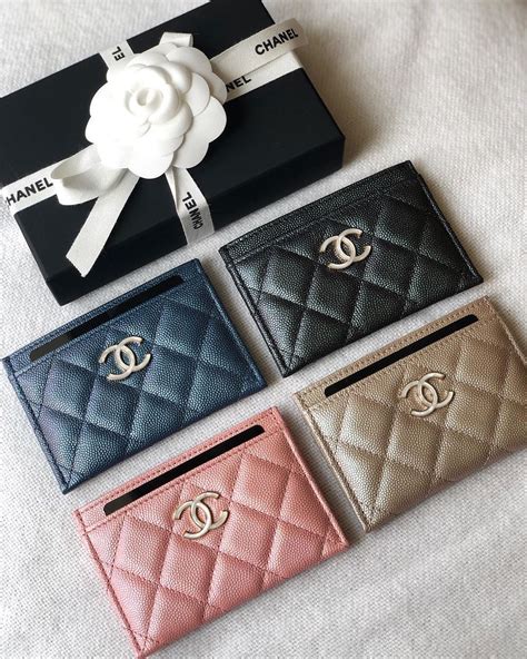 chanel card holder uk price|Chanel small card holder price.